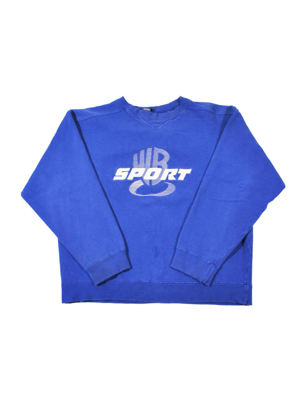 Vintage Warner Brothers WB Sport 90s Blue Crewneck Sweatshirt Size Large
